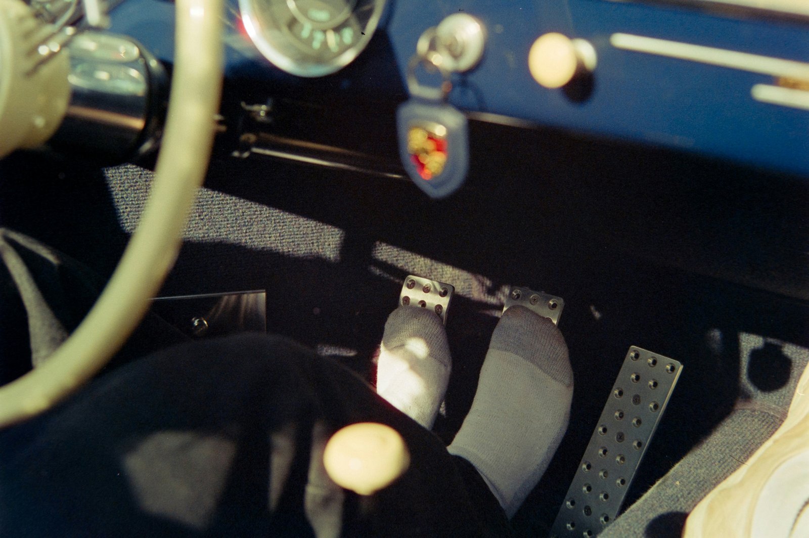 Motorraum eines Autos