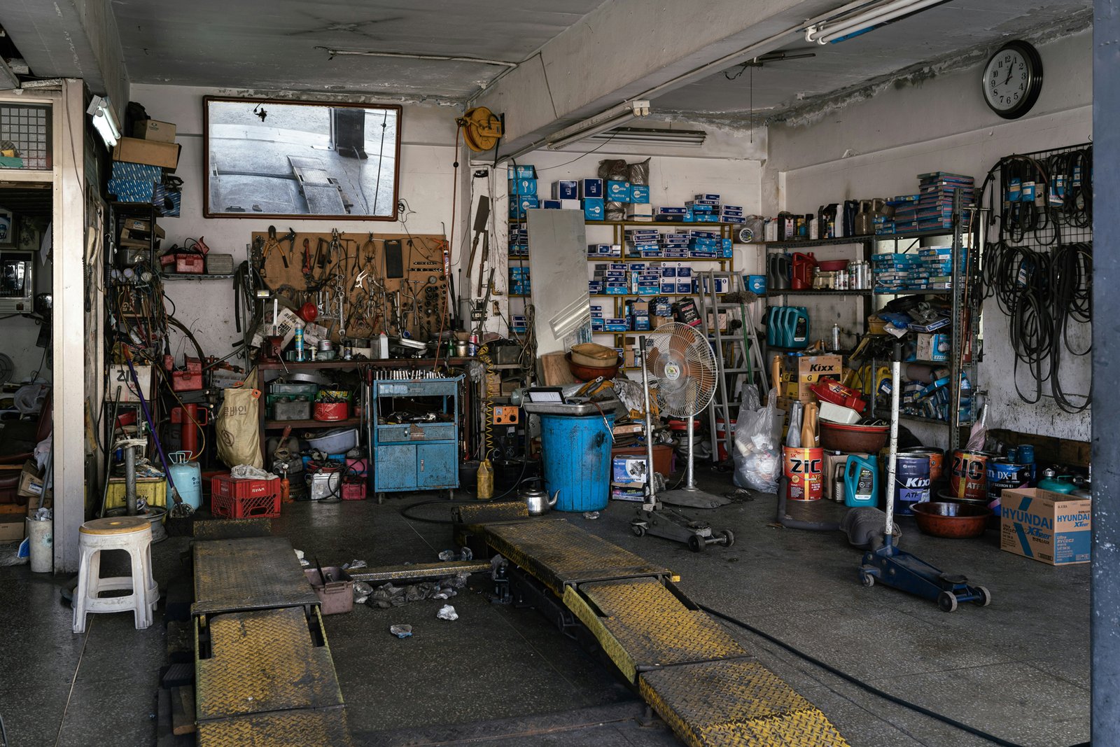 Auto in der Werkstatt